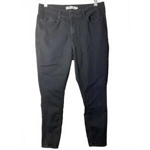 Levi Strauss & Co Jeans Women's Sz 14 Black High Rise Skinny